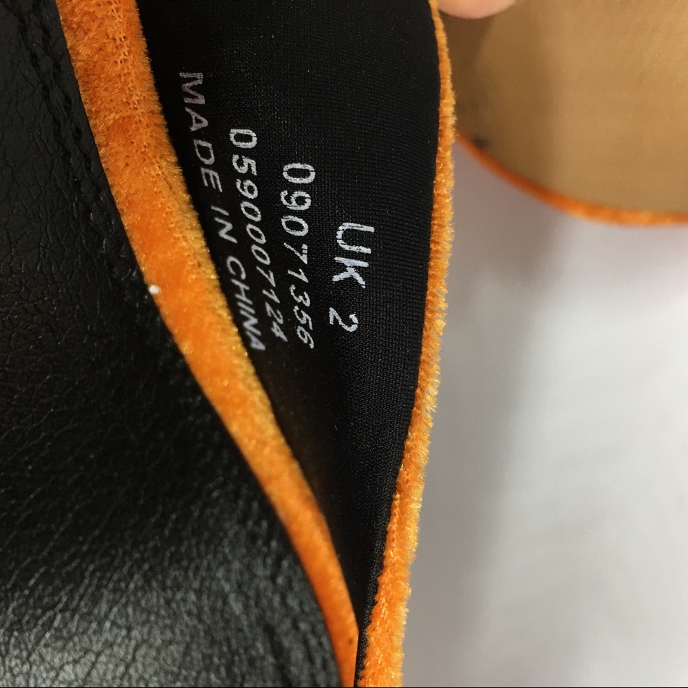 ASOS secret bow, swing back kitten velvet shoe - Picture 6 of 7